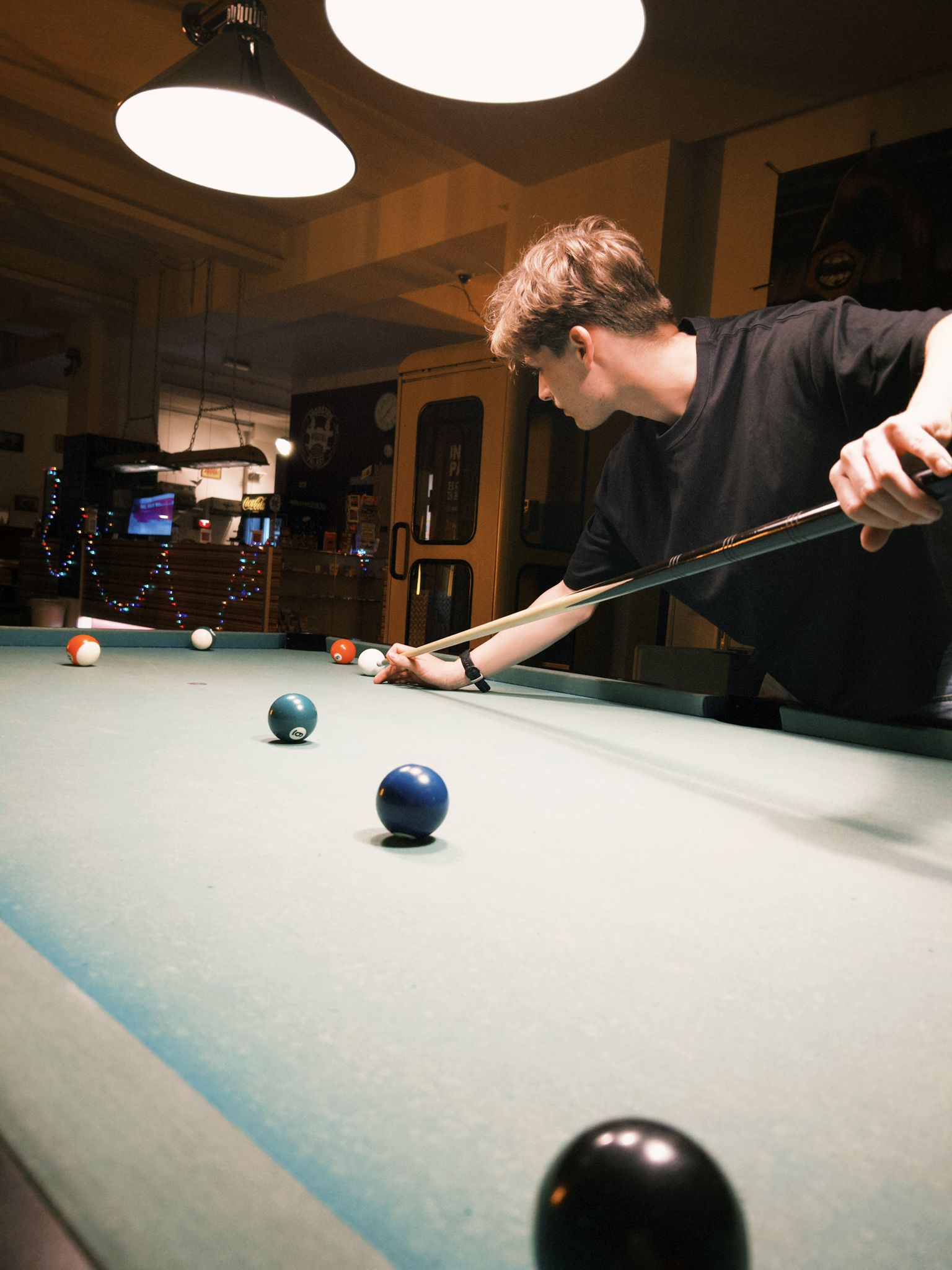 Image of me playing pool